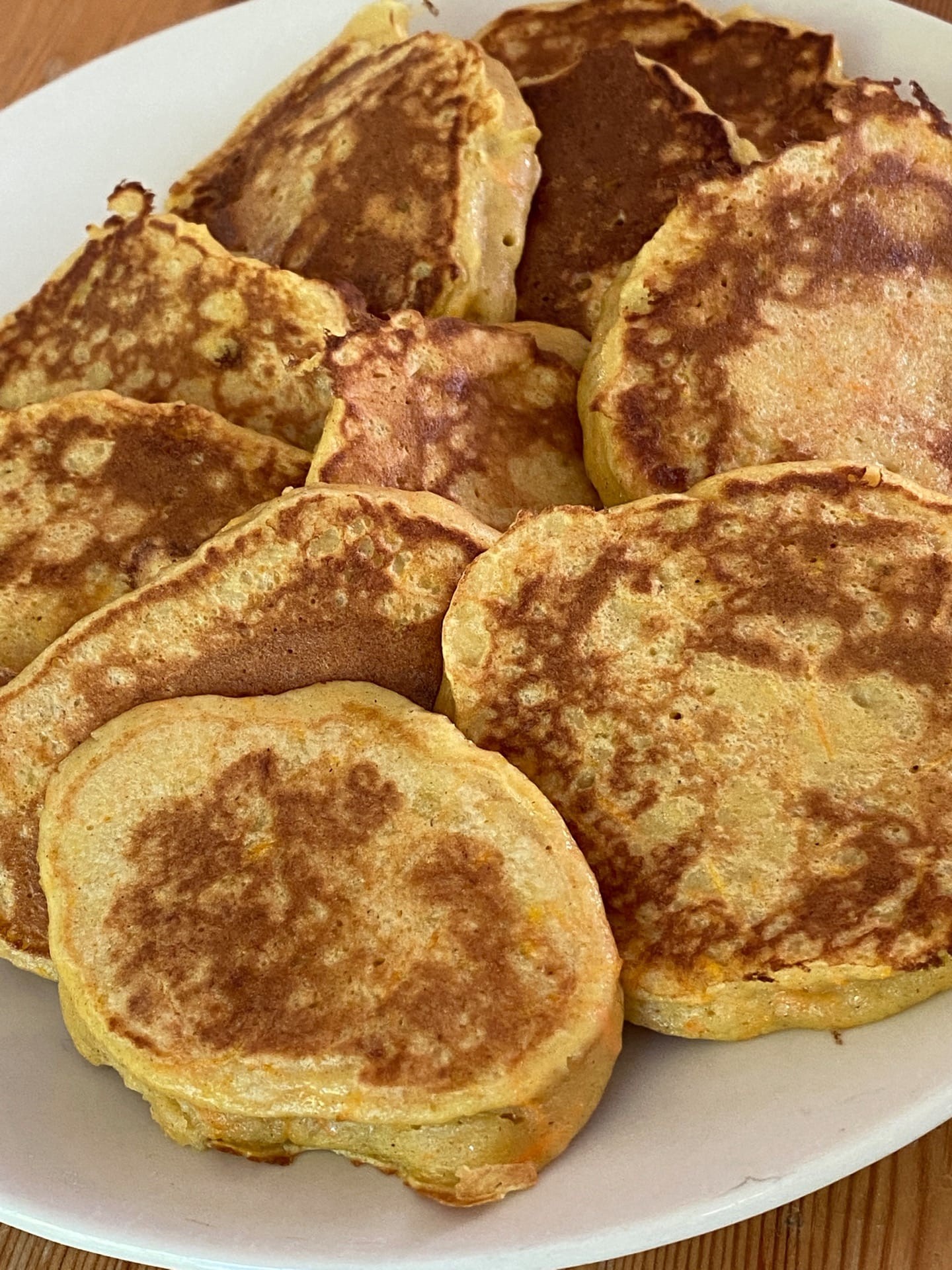Pancakes à la carotte